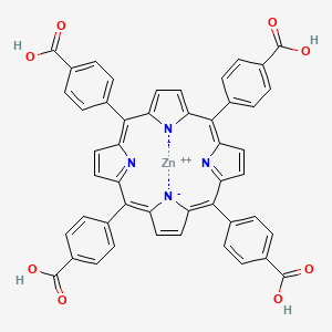 ZN(II) meso-Tetra(4-carboxyphenyl) Porphine chemical structure (CAS 27647-84-3)