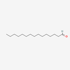Pentadecanal chemical structure (CAS 2765-11-9)