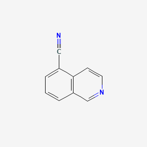 5-Cyanoisoquinoline chemical structure (CAS 27655-41-0)