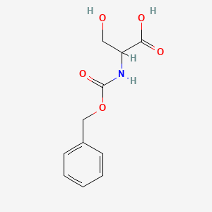 N-Cbz-DL-serine chemical structure (CAS 2768-56-1)