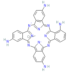 (4,4′,4′′,4′′′-Tetraaminophthalocyaninato)cobalt chemical structure (CAS 27680-31-5)