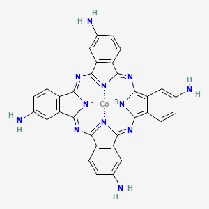 (4,4′,4′′,4′′′-Tetraaminophthalocyaninato)cobalt chemical structure (CAS 27680-31-5)