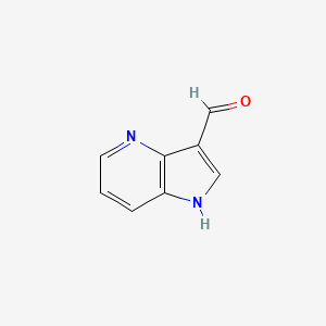 1H-Pyrrolo[3,2-b]pyridine-3-carbaldehyde chemical structure (CAS 276862-85-2)