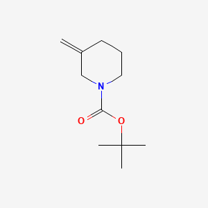 N-Boc-3-Methylenepiperidine chemical structure (CAS 276872-89-0)