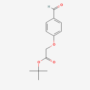 tert-Butyl 2-(4-formylphenoxy)acetate chemical structure (CAS 276884-77-6)