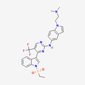 EGFR mutant-IN-2 chemical structure (CAS 2770009-06-6)