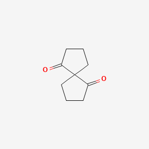 Spiro[4.4]nonane-1,6-dione chemical structure (CAS 27723-43-9)