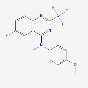 Tubulin polymerization-IN-43 chemical structure (CAS 2773345-90-5)