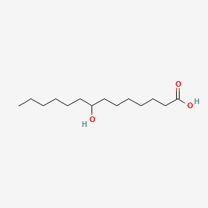 8-Hydroxytetradecanoic acid chemical structure (CAS 27740-65-4)