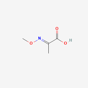2-(Methoxyimino)propanoic acid chemical structure (CAS 27752-38-1)