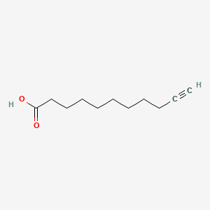 Undec-10-ynoic acid chemical structure (CAS 2777-65-3)
