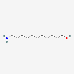 11-Amino-1-undecanol chemical structure (CAS 27780-89-8)