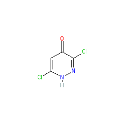3,6-Dichloropyridazin-4-ol chemical structure (CAS 2779-81-9)