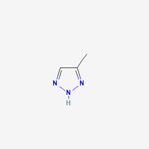 4-Methyl-1H-1,2,3-triazole chemical structure (CAS 27808-16-8)