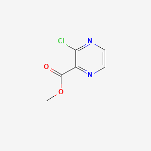Methyl 3-chloropyrazine-2-carboxylate chemical structure (CAS 27825-21-4)