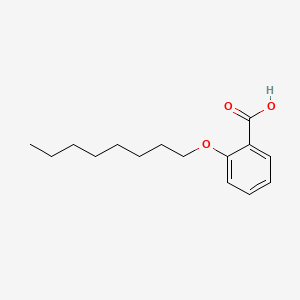 2-(Octyloxy)benzoic acid chemical structure (CAS 27830-12-2)