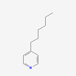 4-Hexylpyridine chemical structure (CAS 27876-24-0)