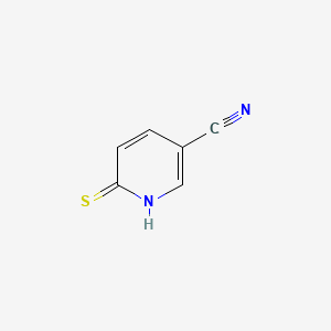 6-Mercaptonicotinonitrile chemical structure (CAS 27885-58-1)