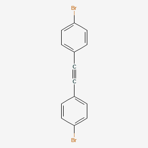 1,2-Bis(4-bromophenyl)ethyne chemical structure (CAS 2789-89-1)