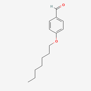 4-(Heptyloxy)benzaldehyde chemical structure (CAS 27893-41-0)