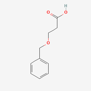 3-(Benzyloxy)propanoic acid chemical structure (CAS 27912-85-2)