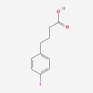 4-(4-Iodophenyl)butanoic acid chemical structure (CAS 27913-58-2)