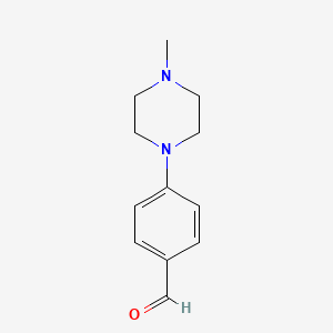 4-(4-Methylpiperazin-1-yl)benzaldehyde chemical structure