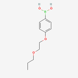 (4-(2-Propoxyethoxy)phenyl)boronic acid chemical structure (CAS 279262-27-0)