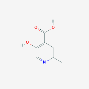 5-Hydroxy-2-methylisonicotinic acid chemical structure (CAS 27951-89-9)