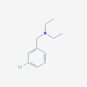 [(3-Chlorophenyl)methyl]diethylamine chemical structure (CAS 27958-93-6)