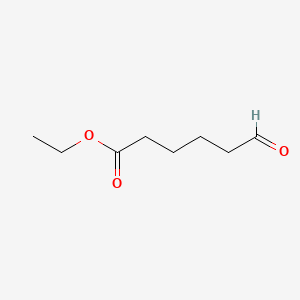 Ethyl 6-oxohexanoate chemical structure (CAS 27983-42-2)