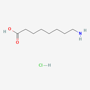 8-Aminooctanoic acid hydrochloride chemical structure (CAS 27991-81-7)