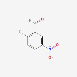 2-Fluoro-5-nitrobenzaldehyde chemical structure (CAS 27996-87-8)