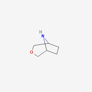 3-Oxa-8-azabicyclo[3.2.1]octane chemical structure (CAS 280-07-9)