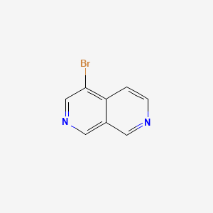 4-Bromo-2,7-naphthyridine chemical structure (CAS 28002-16-6)