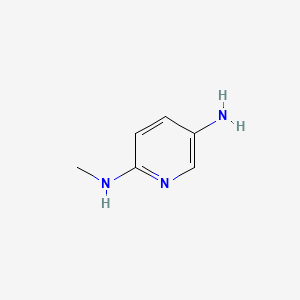 N2-Methylpyridine-2,5-diamine chemical structure (CAS 28020-36-2)
