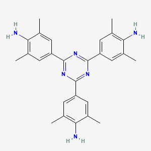 4,4',4''-(1,3,5-Triazine-2,4,6-triyl)tris(2,6-dimethylaniline) chemical structure (CAS 2803456-24-6)