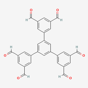 5'-(3,5-Diformylphenyl)-[1,1':3',1''-terphenyl]-3,3'',5,5''-tetracarbaldehyde chemical structure (CAS 2803456-76-8)
