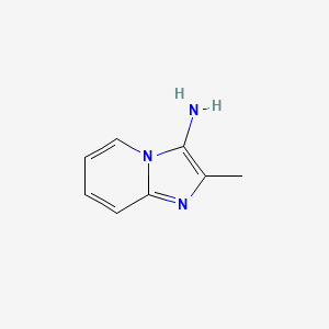 2-Methylimidazo[1,2-a]pyridin-3-amine chemical structure (CAS 28036-31-9)