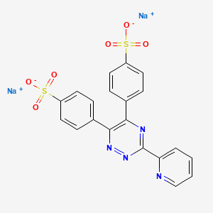Sodium 4,4'-(3-(pyridin-2-yl)-1,2,4-triazine-5,6-diyl)dibenzenesulfonate chemical structure (CAS 28048-33-1)