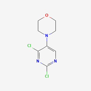 4-(2,4-Dichloro-5-pyrimidyl)morpholine chemical structure (CAS 280582-23-2)