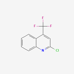 2-Chloro-4-(trifluoromethyl)quinoline chemical structure (CAS 2806-29-3)