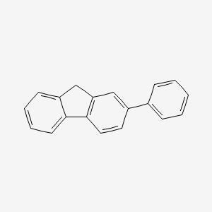 2-Phenyl-9H-fluorene chemical structure (CAS 28065-98-7)