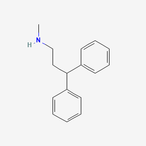 N-Methyl-3,3-diphenylpropan-1-amine chemical structure (CAS 28075-29-8)