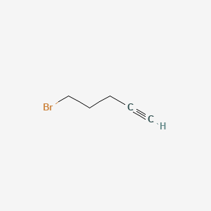 5-Bromopent-1-yne chemical structure (CAS 28077-72-7)