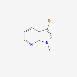 3-Bromo-1-methyl-1H-pyrrolo[2,3-b]pyridine chemical structure (CAS 281192-91-4)