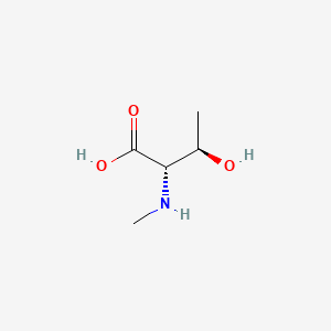(2S,3R)-3-Hydroxy-2-(methylamino)butanoic acid chemical structure (CAS 2812-28-4)