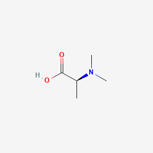 (S)-2-(Dimethylamino)propanoic acid chemical structure (CAS 2812-31-9)