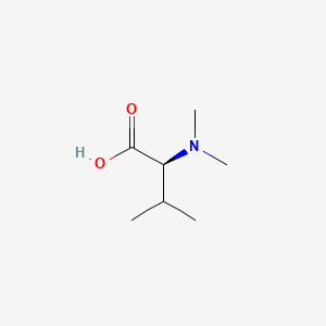 (S)-2-(Dimethylamino)-3-methylbutanoic acid chemical structure (CAS 2812-32-0)