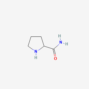 Pyrrolidine-2-carboxamide chemical structure (CAS 2812-47-7)